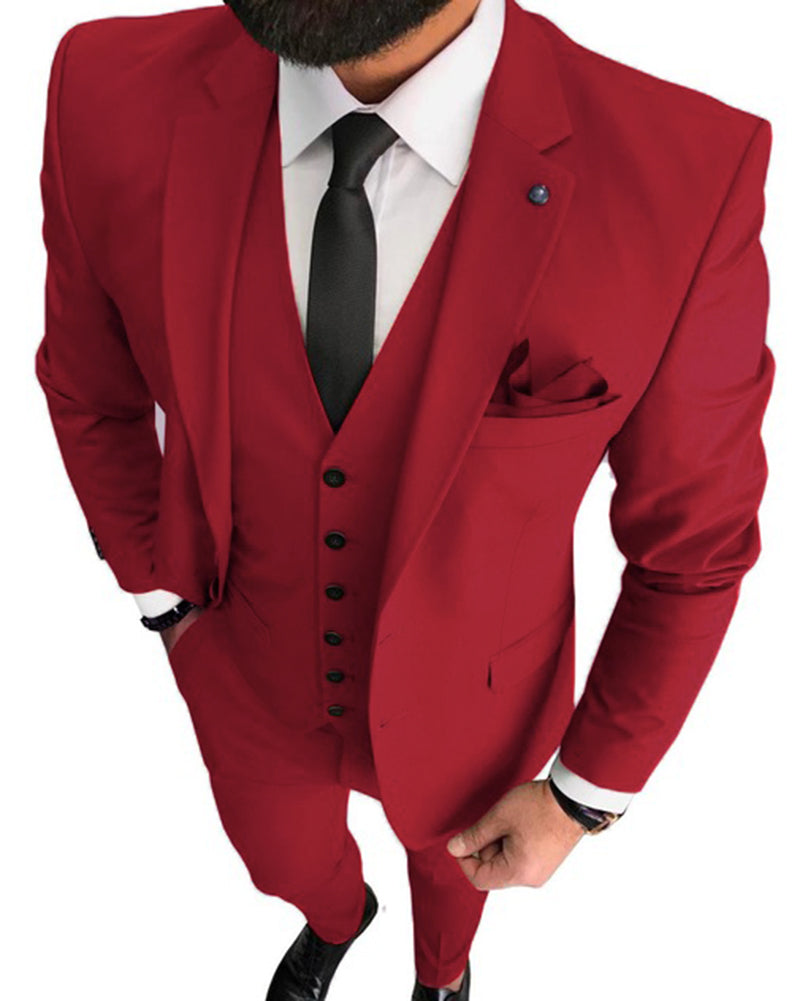 Cherry Red Suits for Men , Deep Red ...